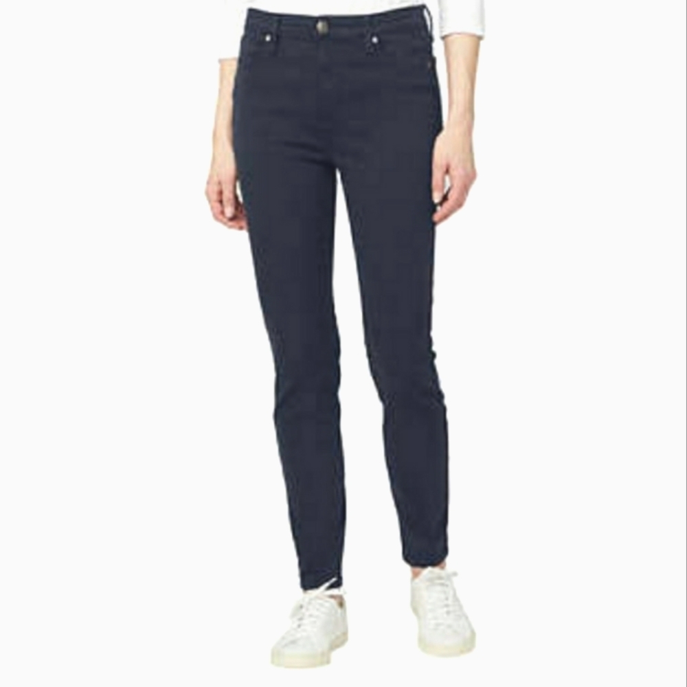 Buffalo "Hanna" Women's High Rise Tencel Pant sz 12 Navy